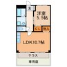エクセルフジ 1LDKの間取り