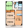 グレイス（新開町） 3LDKの間取り