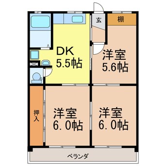 間取図 コーポＮＯＺＡＫＩ　No.2