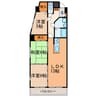 ハートウッド勝川 3LDKの間取り