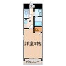 ブランシュピア味美 1Kの間取り