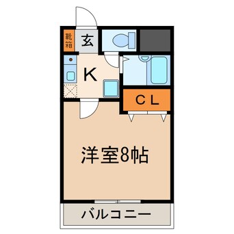 間取図 シャトー大塚