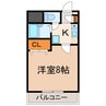 シャトー大塚 1Kの間取り
