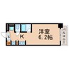 オルト春日井 1Kの間取り