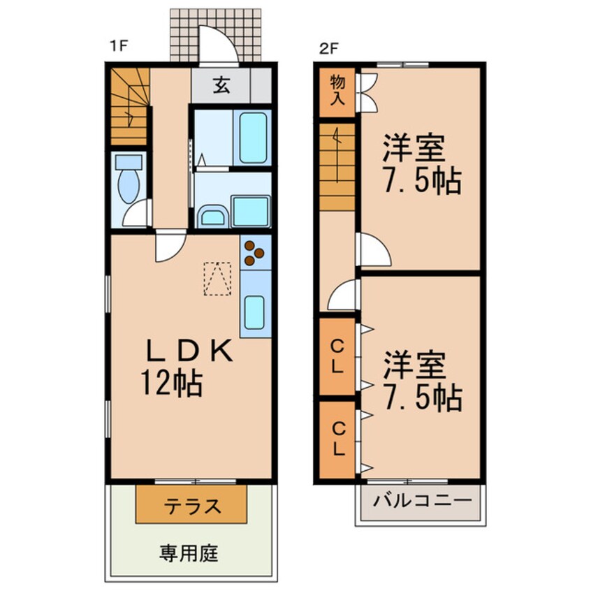 間取図 パークヒルズ