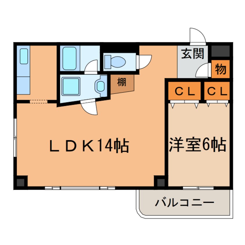 間取図 コンフォールエムズ