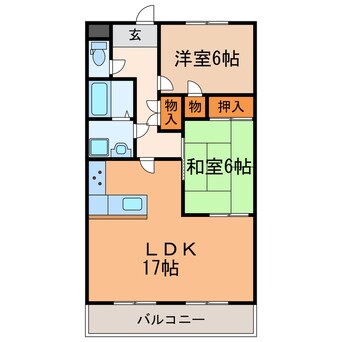 間取図 フォレスト勝川