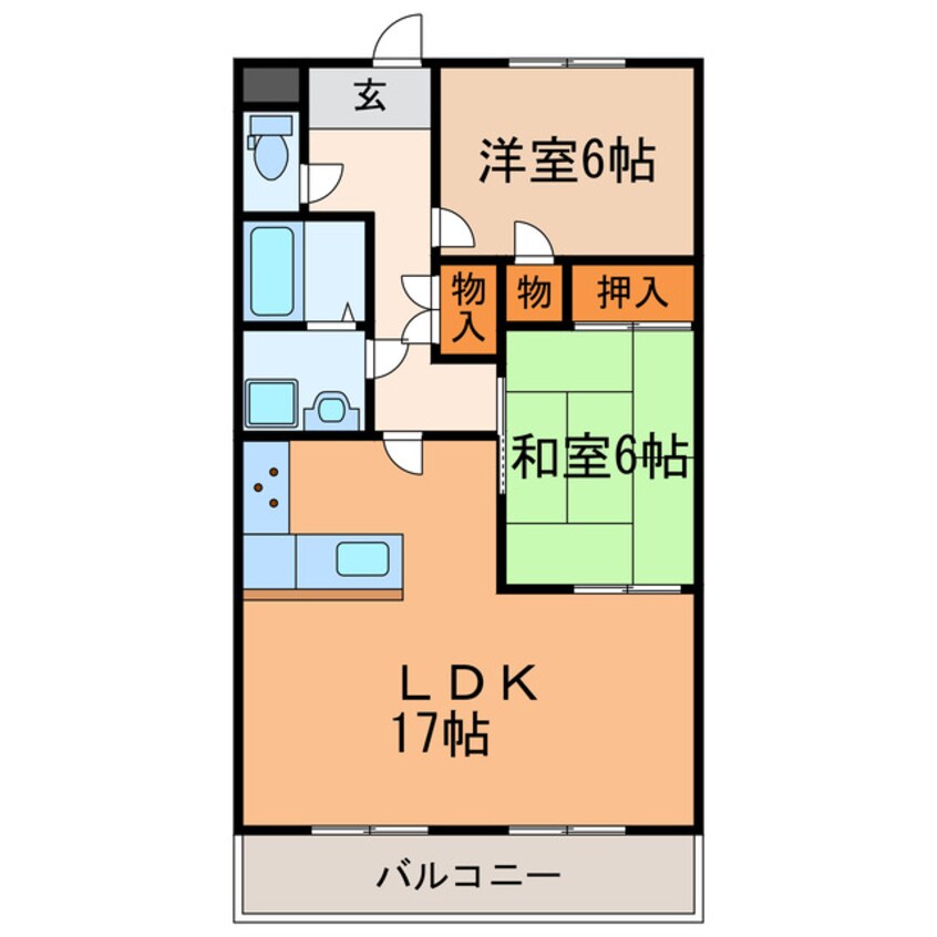 間取図 フォレスト勝川