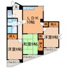 フォレスト勝川 3LDKの間取り