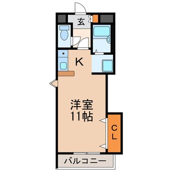 間取図 クリスタルタウン中央