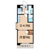 はとビル 1DKの間取り