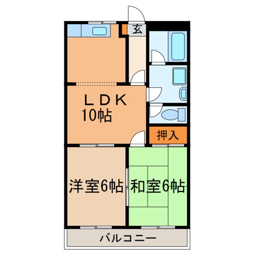 間取図 ハーベスト大和通