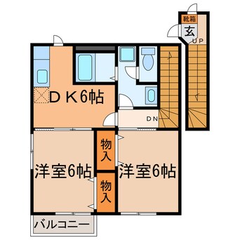 間取図 エクセレントヴィラ静