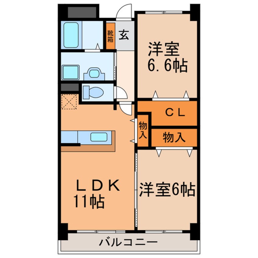 間取図 グランドール・パレ