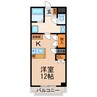 セントラルビル 1Rの間取り