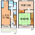 プラザあゆみの間取図