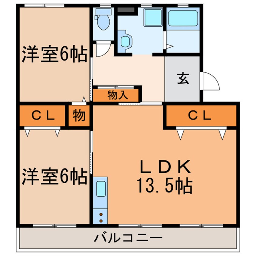 間取図 プリミエール林島