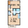 サブリティTH 1LDKの間取り