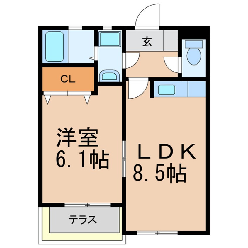 間取図 サブリティTH