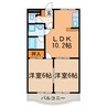コンフォールＮ 2LDKの間取り