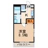 アンプルール ブワ ReveⅠ 1Kの間取り