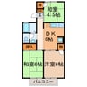 グリーンパーク小野 3DKの間取り