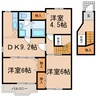 メゾンプランドール 3DKの間取り