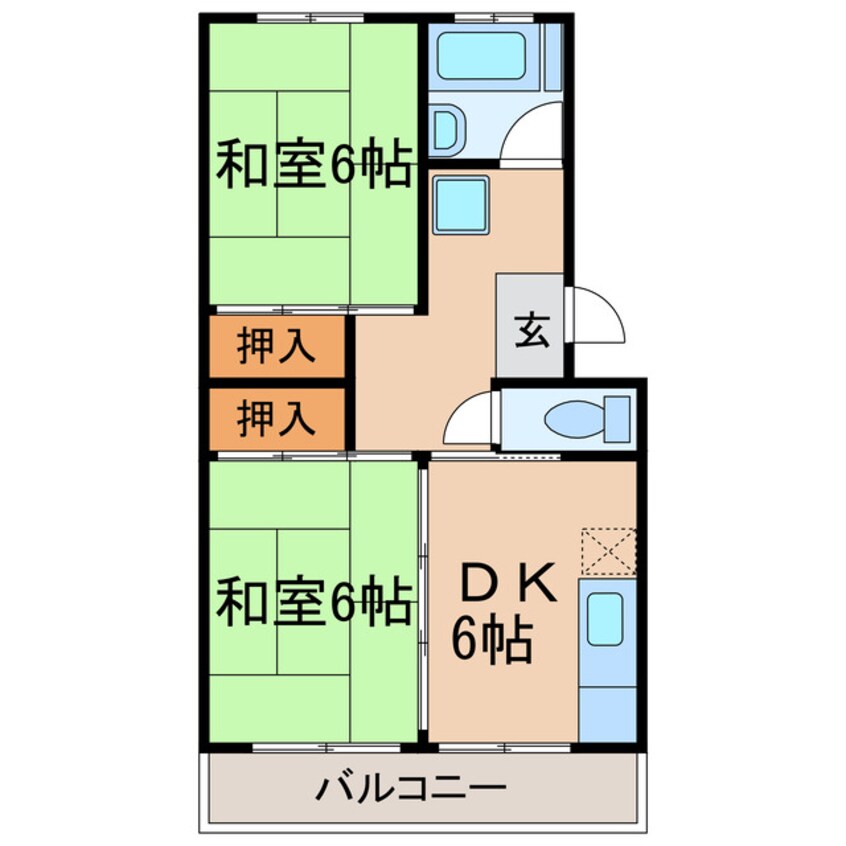 間取図 斉藤コーポ