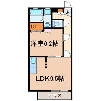 間取図 パルティルＪ