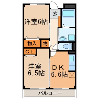 間取図 サザン上条