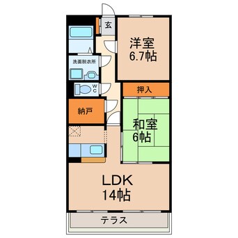 間取図 グランルーテシア