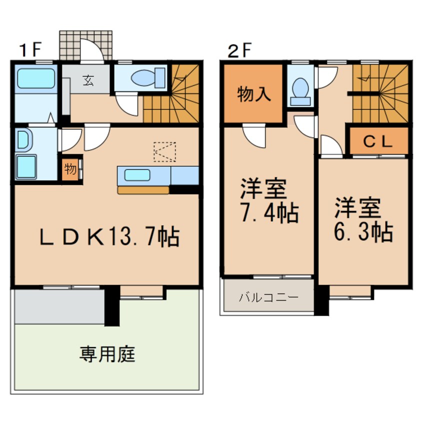 間取図 スプレンディードE