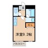 グリーンアース不二 1Rの間取り