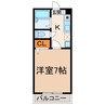 アルプスコート 1Kの間取り