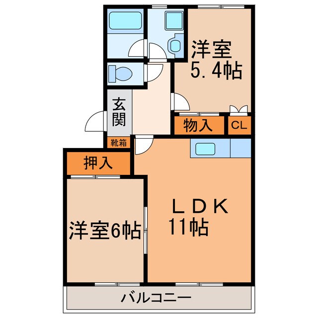間取り図 ロイヤルハイツ東中
