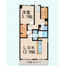 小林ビル（柏原町） 1LDKの間取り