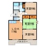 レジデンス95 3LDKの間取り
