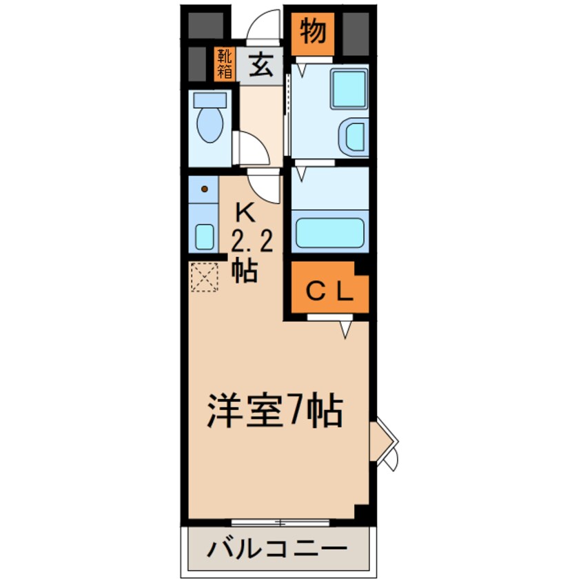 間取図 シャローゼ１・２