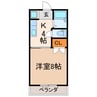 パークハイツ篠木 1Kの間取り