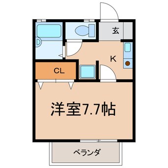 間取図 カーサ中央