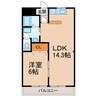 ホワイトレジデンス前並 1LDKの間取り