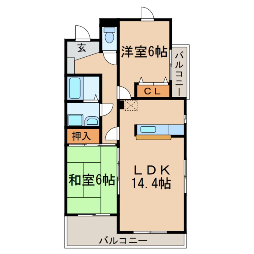 間取図 ウイング原科