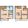 コーポにけんや 2LDKの間取り