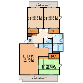 間取図 アーバンライフⅢ