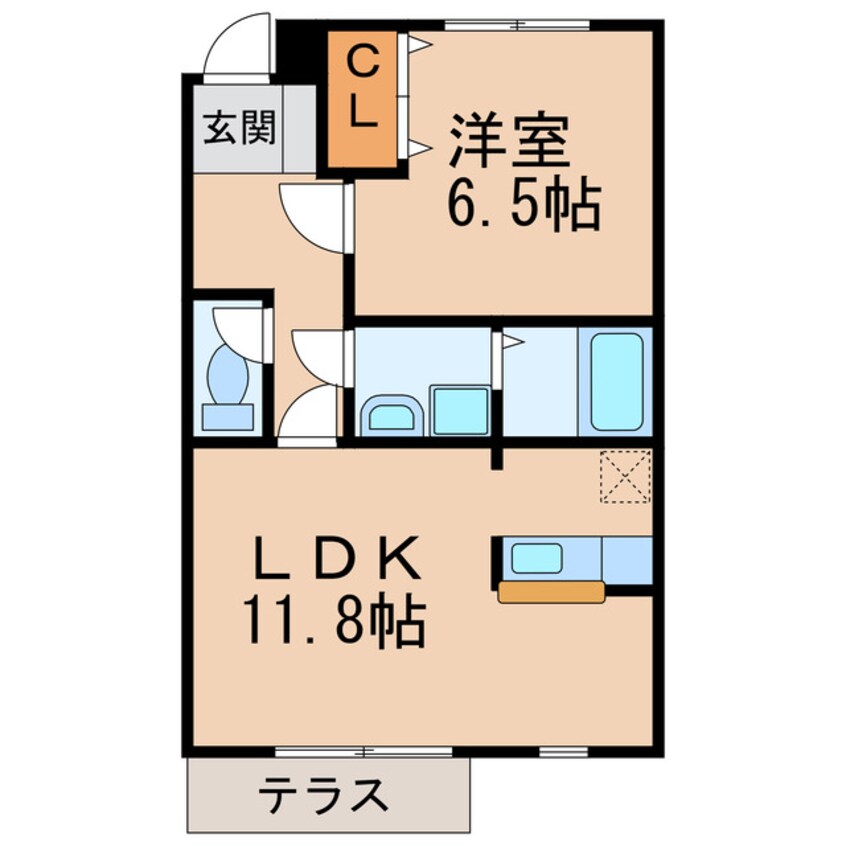 間取図 アンフォーレ