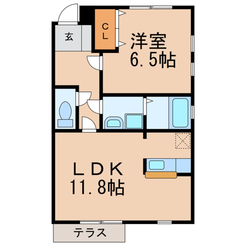 間取図 アンフォーレ