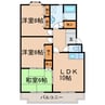 サンハイツ如意申 3LDKの間取り