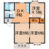 アネックスオガワ 3DKの間取り