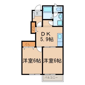 間取図 ネムスⅡ