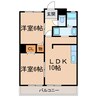 メゾン長縄（瑞穂通） 2LDKの間取り